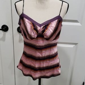 Striped camisole top